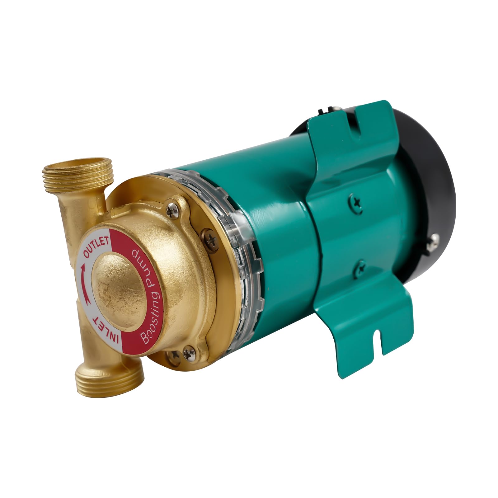 Bomba de presión de agua, soplador de casa 90 W, refuerzo automático 220 V, cuerpo de latón, presurización instantánea, ducha, calentador de agua, piscina, silenciador IP46, detección de flujo, 20 l