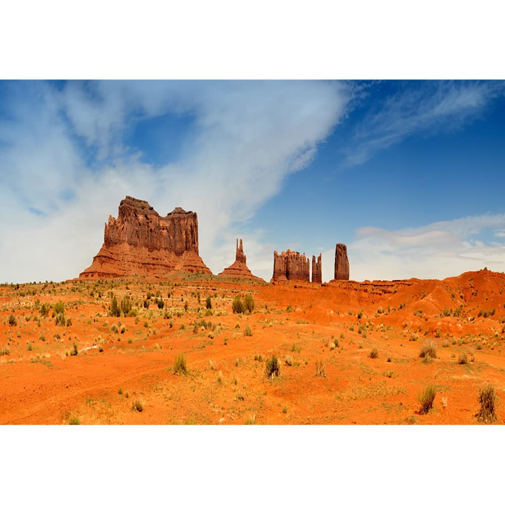 Aoihrraan 3x2m Désert Toile de Fond Parc National du Far West Monument Canyon Nature Paysage Photographie Fond Western Cowboys Fête Filles Garçons Portrait Artistique Photo Studio Accessoires