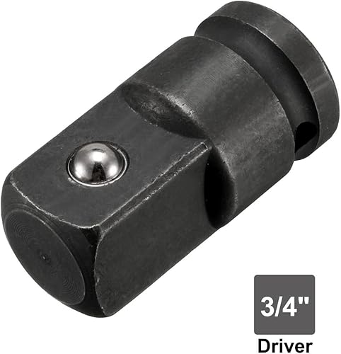 Miniatura 5 de uxcell Adaptador de enchufe de impacto de 12" (hembra) x 34" (macho) para uso con llaves de impacto de aire, barras rompedoras, trinquetes, acero