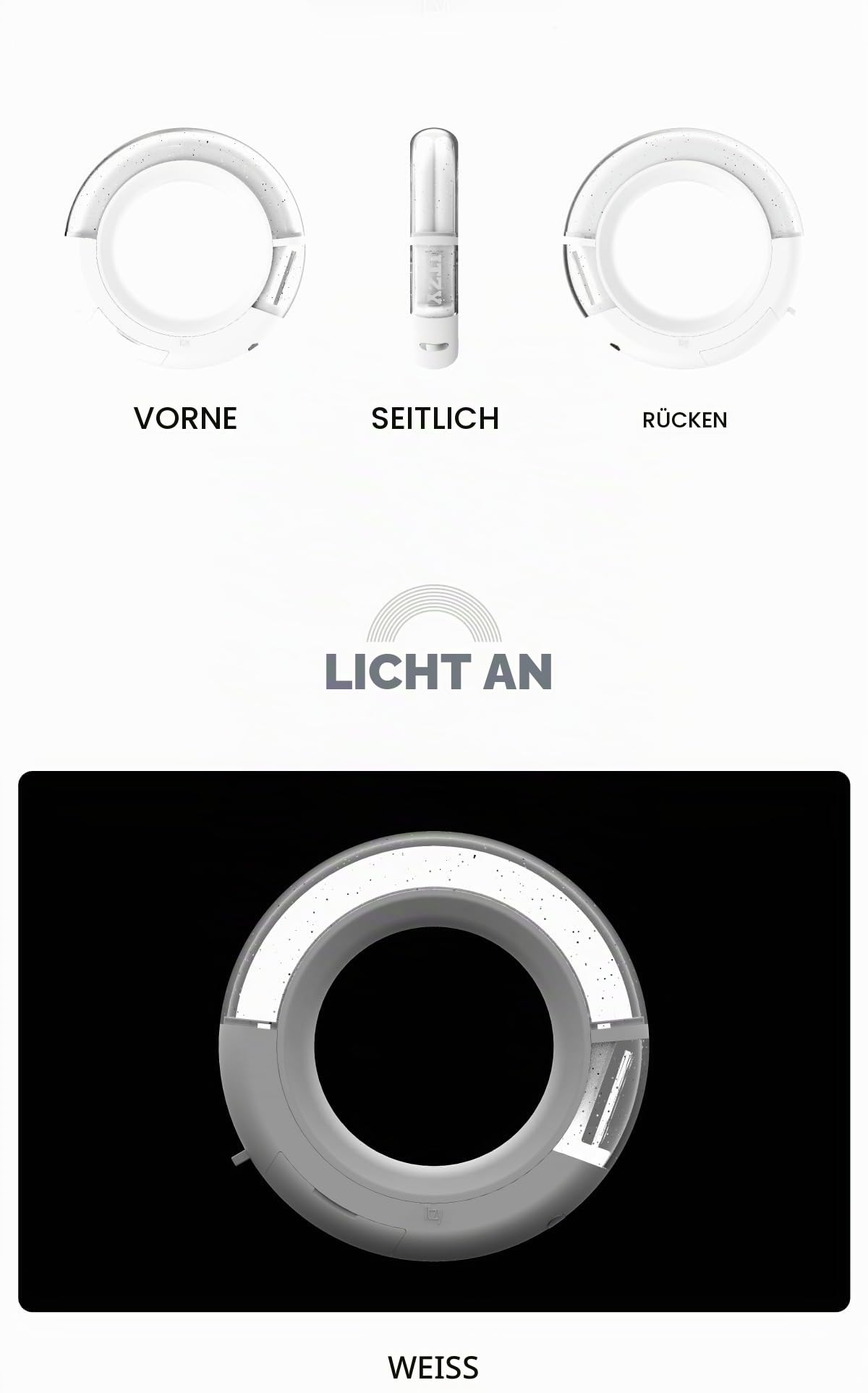 itzy Lichtring Ver.2 mit Tracking versiegeltem Fanlight Lightstick
