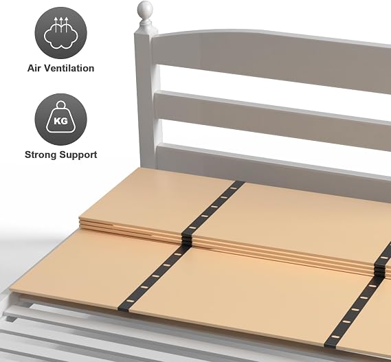 Imperius Mattress Support Wooden Bunkie Board/Bed Slats/Queen Bed Board Under Mattress Support(30x 60 Twin Size)