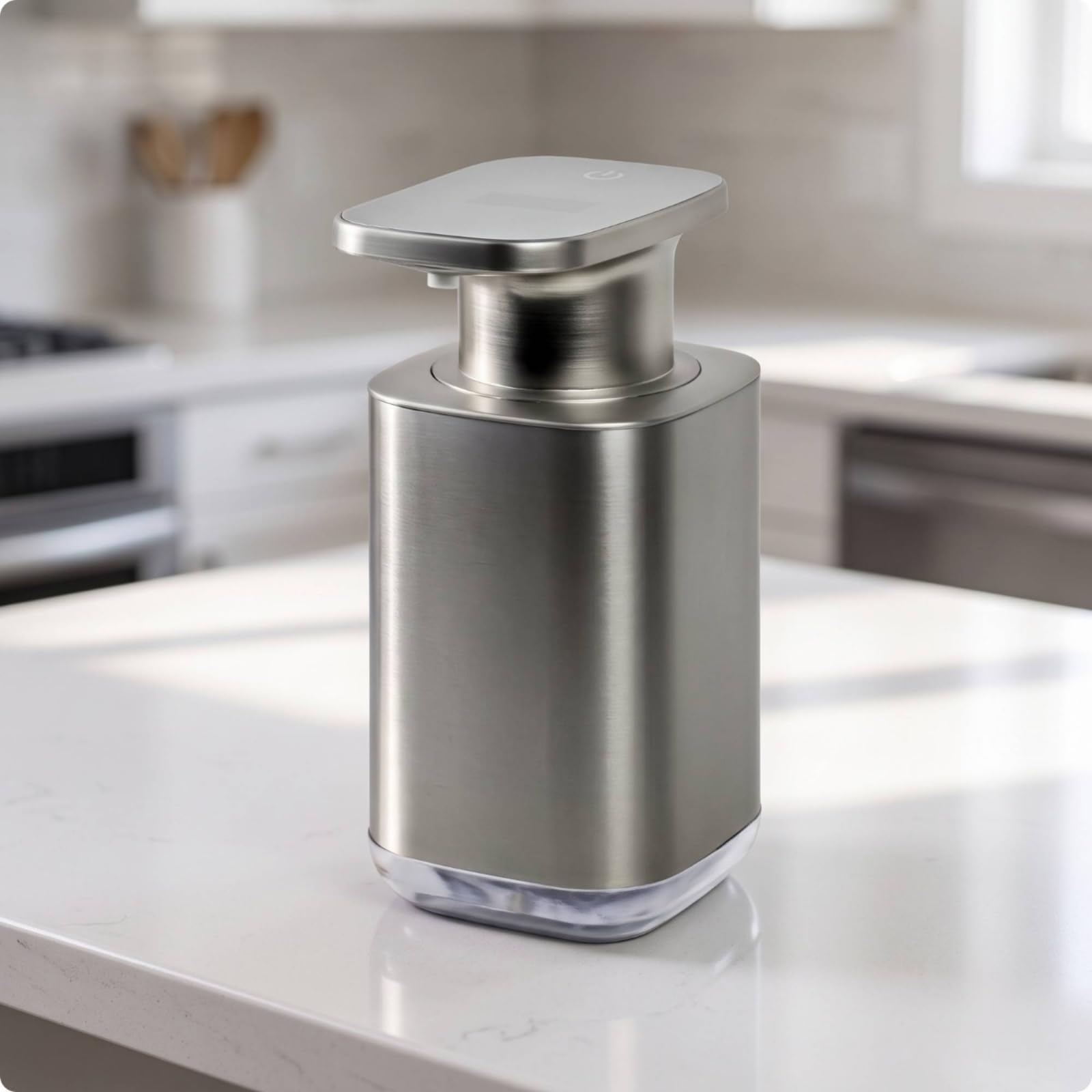 Distributeur Savon avec Capteur USB, Blanc