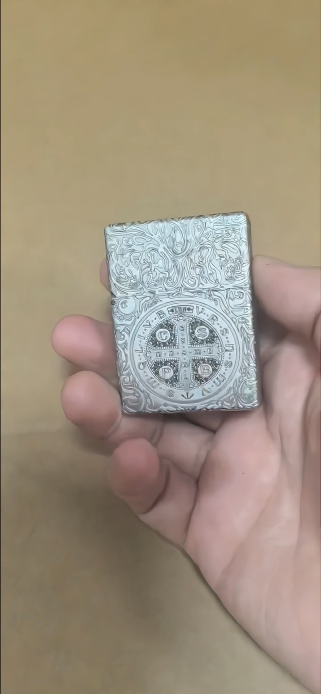 Encendedor Zorro 912S Cruz Constantino Titanio miniatura 7