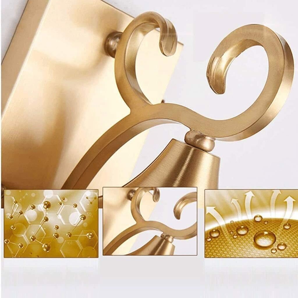 Wejścia Lampa Zewnętrzna Copper Outdoor Wall Light Waterproof Glass Exterior Sconce Garden modern Outside Lamp For Hallway Oświetlenie Ogrodu