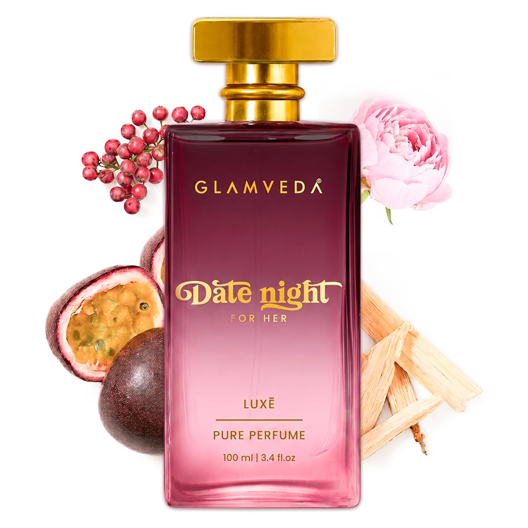Glamveda Date Night Luxury Pure Perfume for Women 100ml | Long-Lasting Fragrance | Skin Friendly Women Spray | Premium Scent for Daily & Special Occasions | Gift for Birthday, Anniversary-picture-40