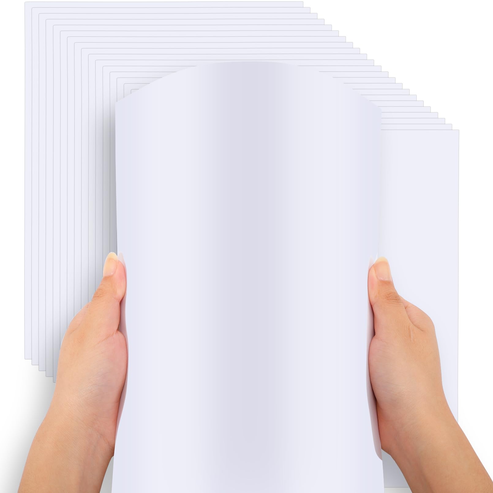 ausurme 100 Sheets Cardstock, 8.5 x 11 Inch, White, 92lb/250gsm