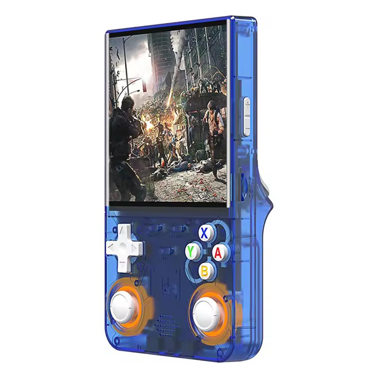 R36 Console di gioco portatile ultra retrò con sistema Linux open source, schermo IPS da 4,0 pollici, scheda TF 64G/128G contiene oltre 15.000+/30000 giochi, abilitato WIFI, console emulatore