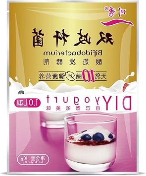 10 Pack Bifidobacterium Yogurt Starter 10 Kinds DIY Yogurt Culture Make Dessert at Home Yogurt Powder Bulk