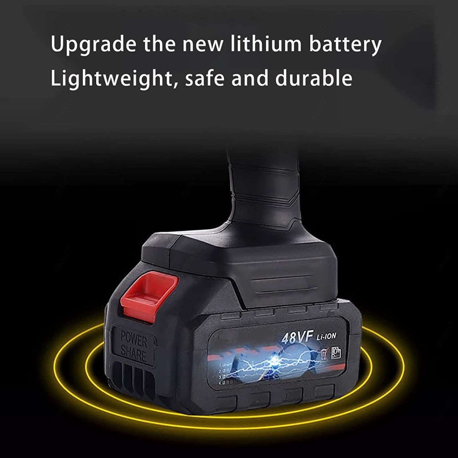 Hidrolimpiadora Portátil de Alta Potencia - 600W con Dos Baterías 24V1500Mah, Manual para Limpieza de Ventanas