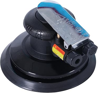 Professional Heavy Duty 6 Dual Action Random Orbit Air Sander, Orbital Pneumatic Palm Sander -Composite Design, Low Vibration