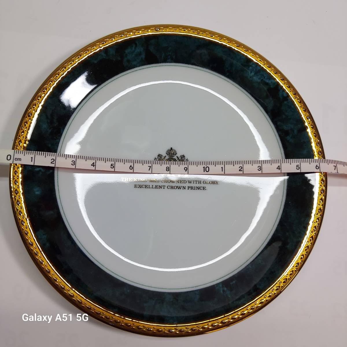 yamatake china　19.5㎝プレート　濃ブルー金縁　50枚　洋食皿 Amazon.co.jp: YAMAGO 洋食器 ケーキ皿 5枚セット 金縁 深緑 : ホーム