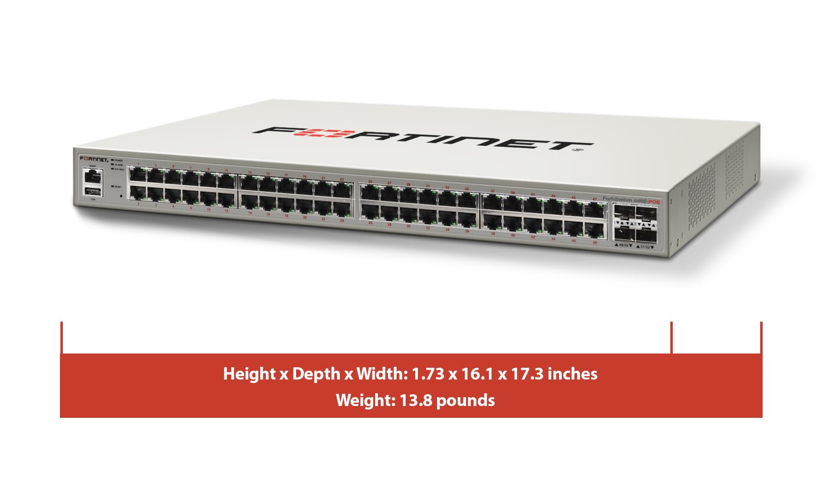 Amazon.co.jp: Fortinet (フォーティネット) FortiSwitch 448E-POE