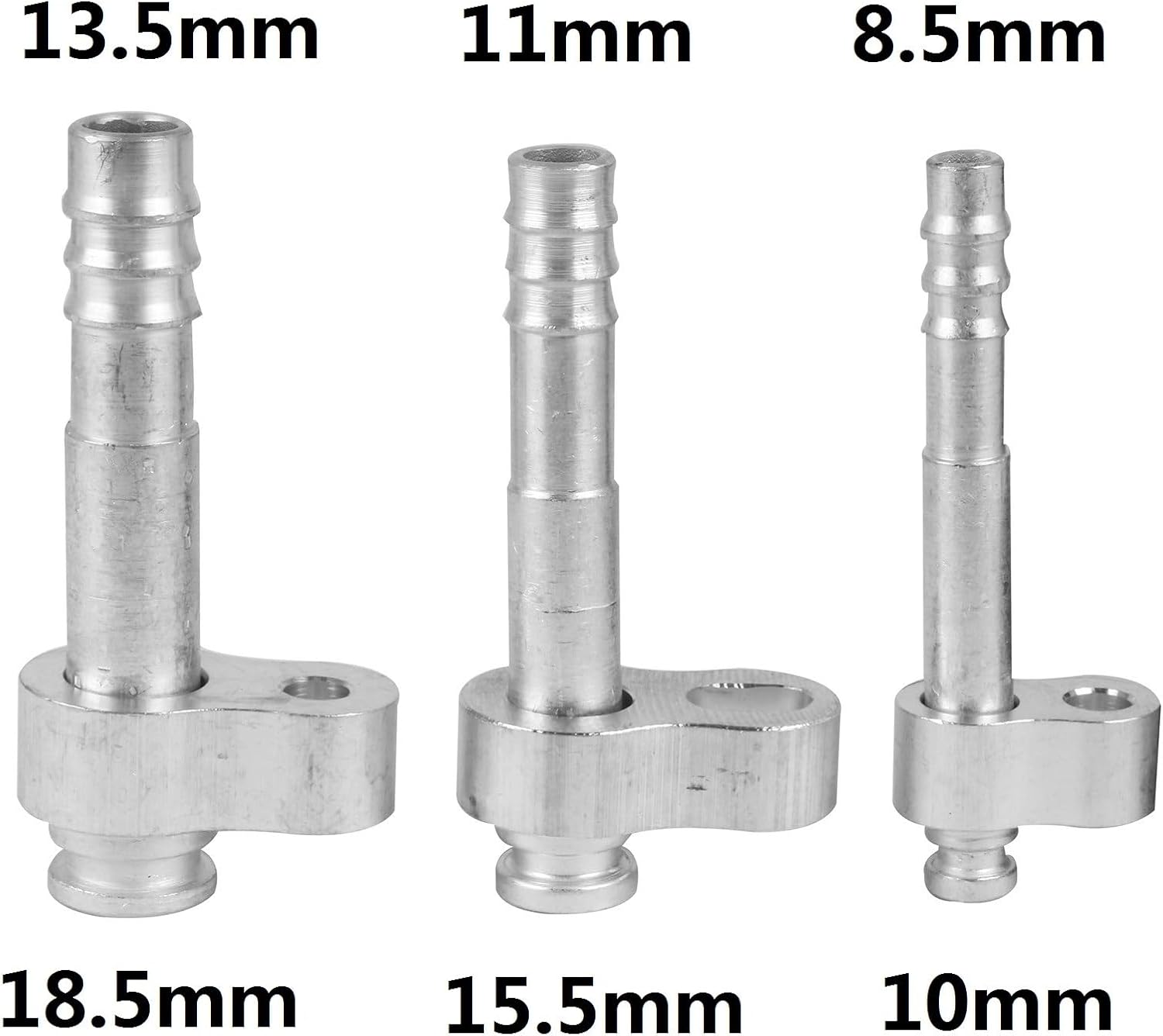 #6#8#10 Aluminium Barb Fitting Straight O-Ring for A/C Air Conditioning Compressor Accumulator Radiator