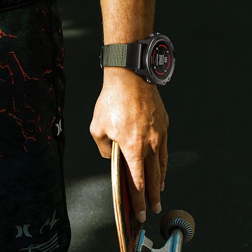 Miniatura 17 de Fintie Correa compatible con Garmin Fenix 8 2.008 in / 7X / 6X / 6X Pro / 5X / 5X Plus / 3/3 HR/Descent Descent MK2i/Tactix Charlie Watch, 1.024 in