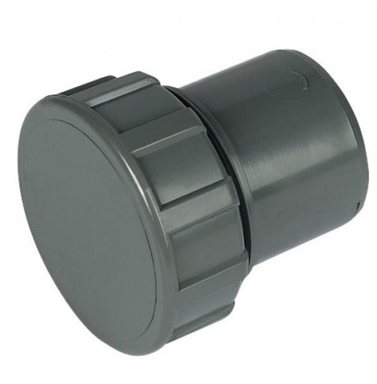 FLOPLAST Solvent Grey 32mm (36mm) Waste Access Plug - Bag of 2
