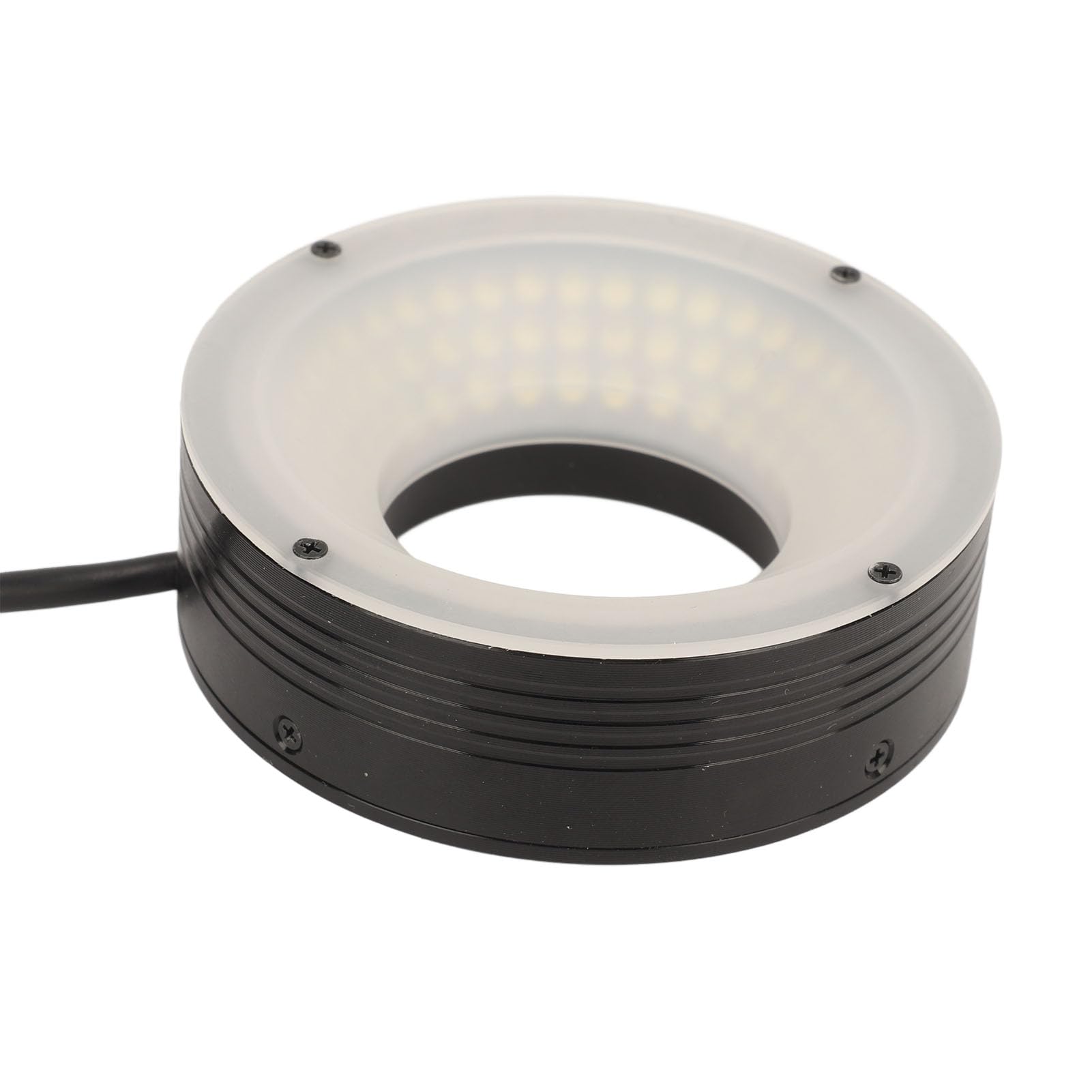 Illuminatore Anulare a LED per Microscopio Stereo, Lampada Anulare per Microscopio Ad Alta luminosità, Illuminatore Sorgente Lampada per Microscopio per Binocolo, Piccolo Tornio