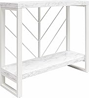 Vista 2 de CosmoLiving by Cosmopolitan Mesa consola Brielle, mármol