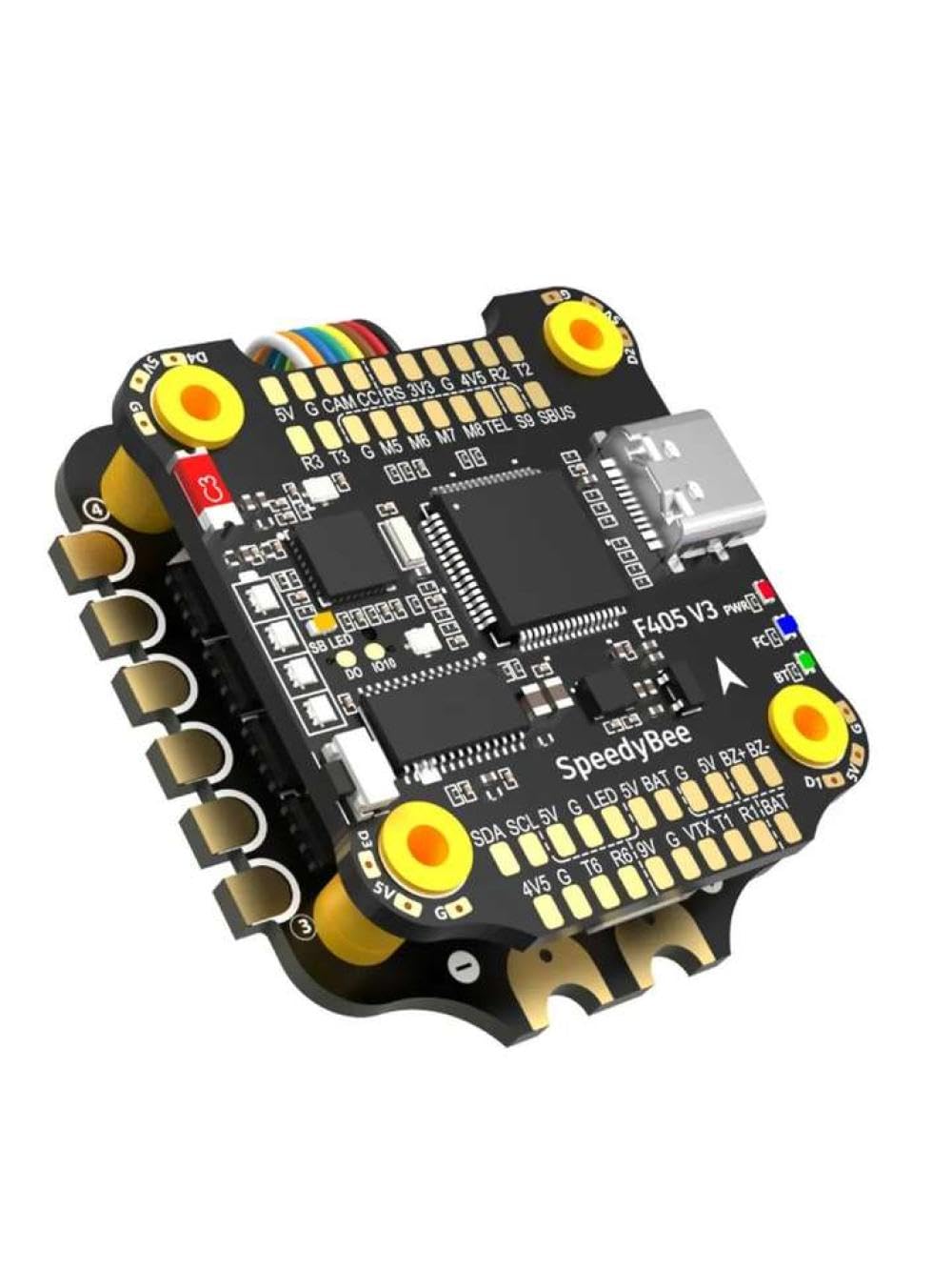 Kompatibel mit Speedy F405 V3 BLS 50A 30x30 FC ESC Stack Universal Fit Flight Controller und 4IN1 ESC Kompatibel mit Drohnenmodelle