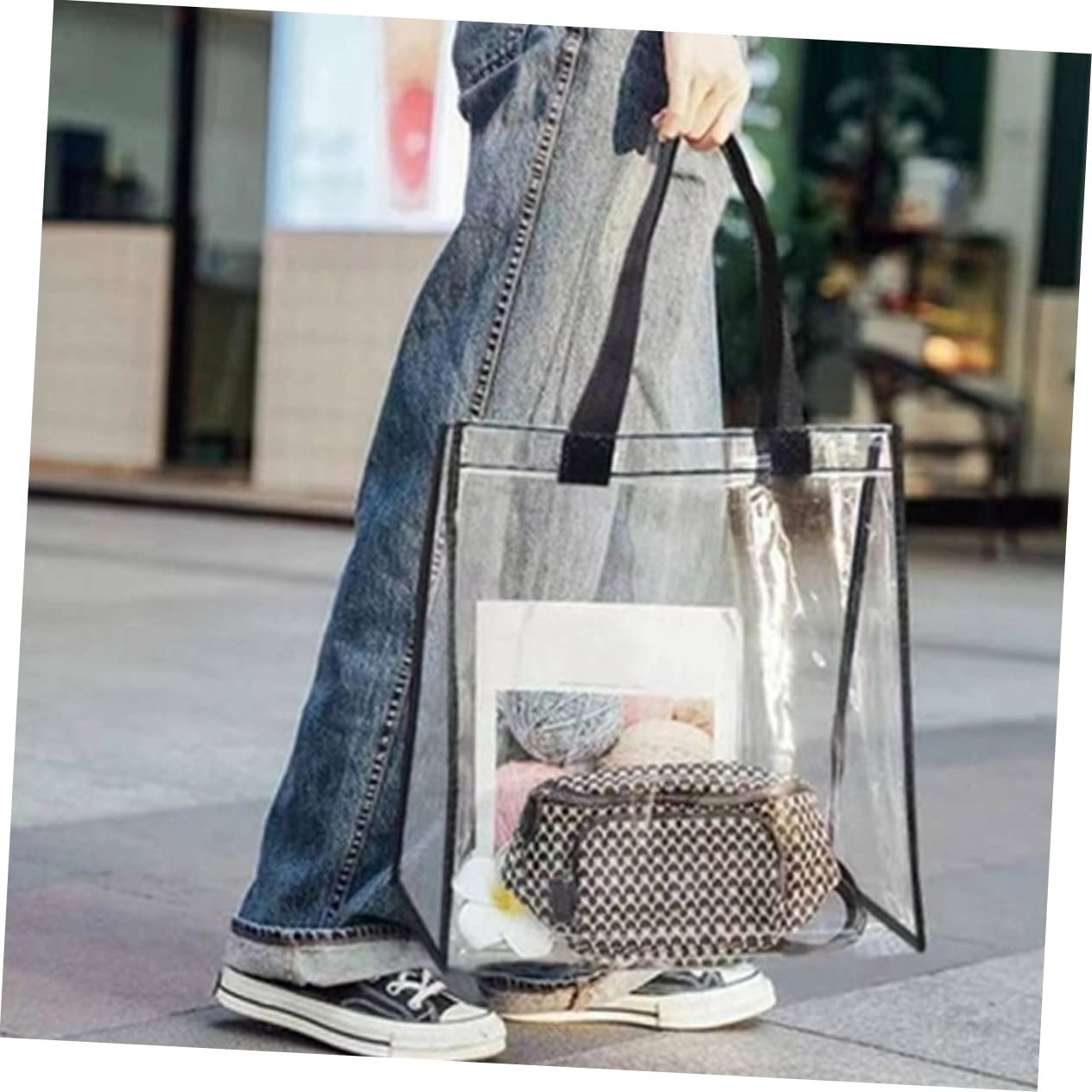 minkissy 2 Piezas Colgante Transparente Neceser de Viaje para Cosméticos Tote Bag Multifuncional