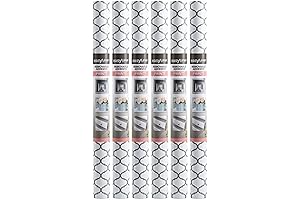 EasyLiner Adhesive Shelf Liners for Cabinets & Cupboards - Peel & Stick Liners