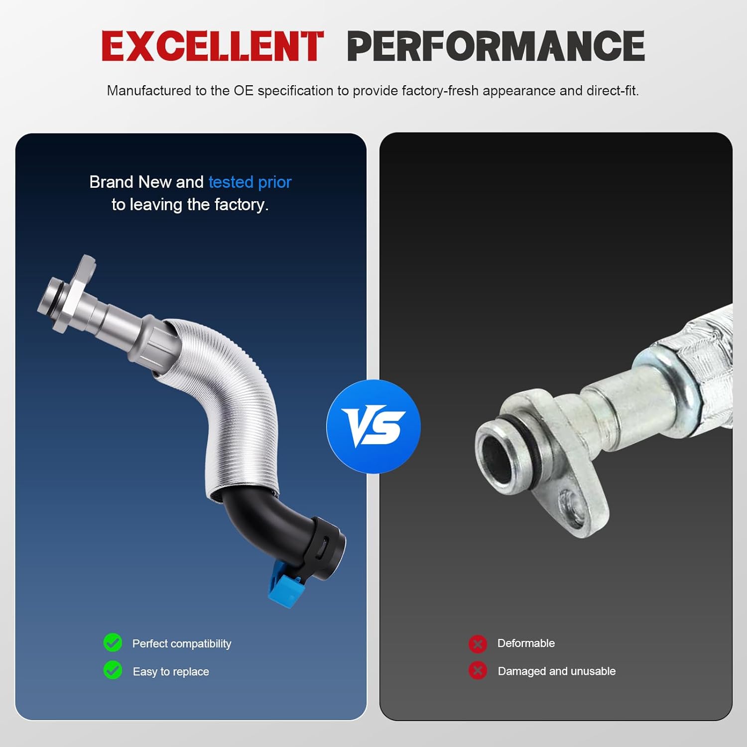 Turbo Turbocharger Oil Feed Line Oil Return Line Gasket Seals Set Fits for Cooper R55 R56 R57 R58 R59 R60 R61 2007-2016 OE#11657534454 11658617069 11427557009