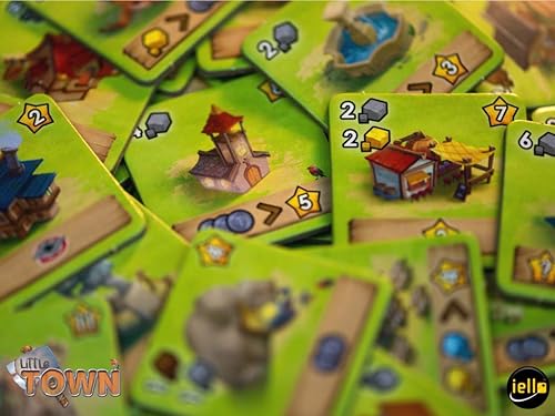 Miniatura 8 de IELLO Little Town, juego de mesa de estrategia, diversión para toda la familia, táctico e interactivo, tiempo de juego de 45 minutos, 2 a 4