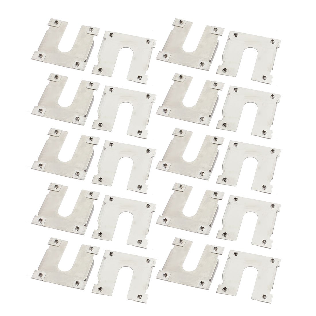 Aexit 20pcs 34x31x4mm Stainless Steel Solar Conducting Strip Roof Mounting Bracket (14087916aba62c421ccbce7198215765)