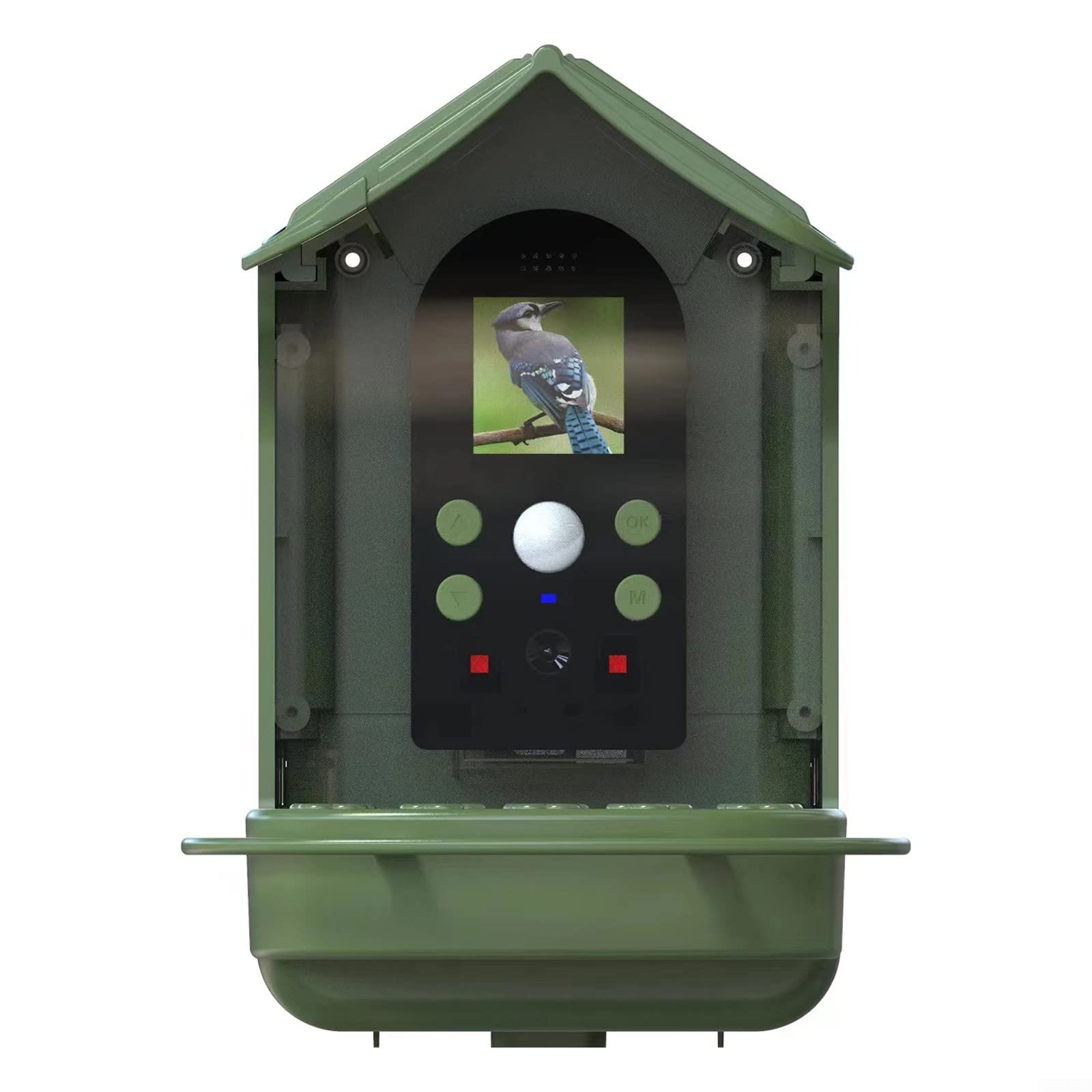 BirdyCam Mangiatoia Con Fotocamera Solare - Riprese HD Uccelli E Animali Da Giardino Con Rilevamento Movimento - Foto 7