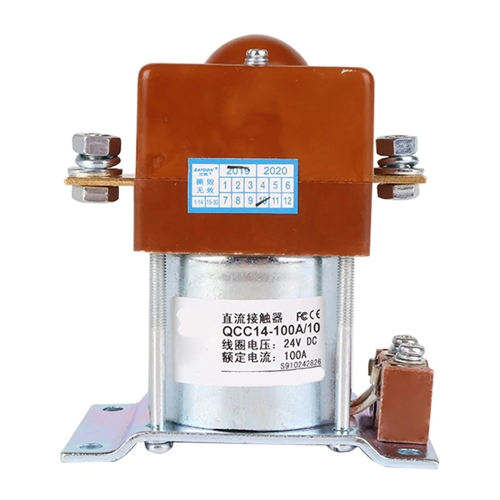 QCC14-100A/10 Gleichstromschütz Gleichstrom-DC-Leistungsschütz Magnetschütz Motorsteuerung 12 V 24 V 36 V 48 V 60 V 72 V(Coil voltage 36V)