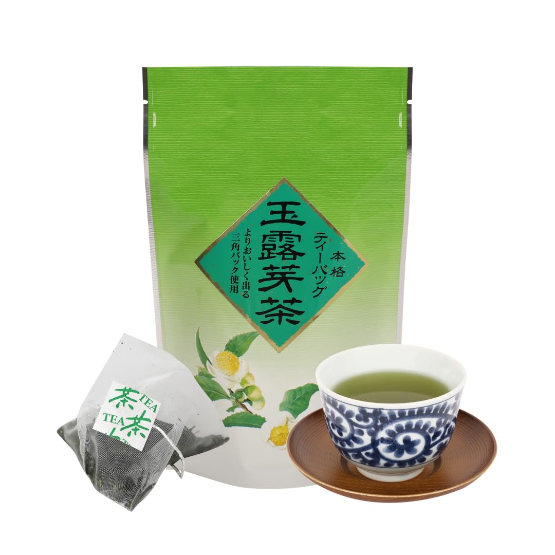 Amazon.co.jp: 清泉園本店 玉露芽茶 ティーバッグ 京都宇治 芽茶 芳醇