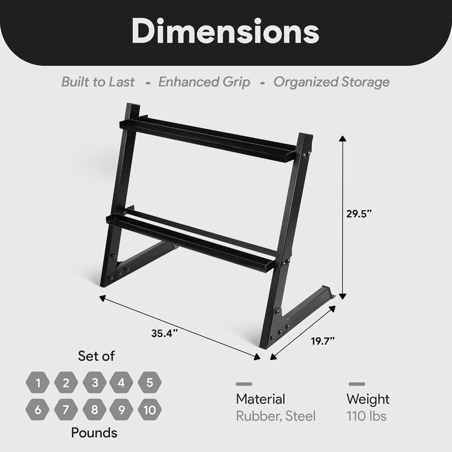 BalanceFrom Dumbbell Set with Stand, Neoprene Coated Hand Weights Home Gym Equipment BalanceFrom Dumbbell Set with Stand, Neoprene Coated Hand Weights Home Gym Equipment