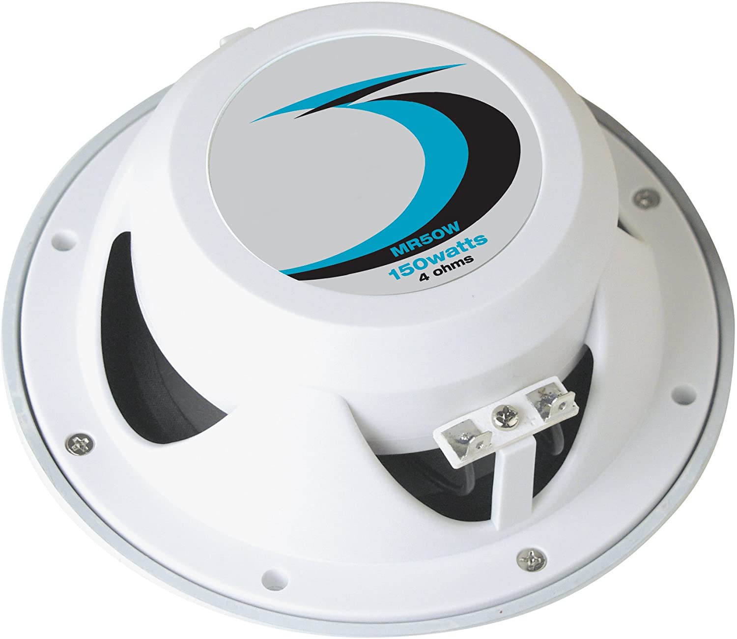 Amazon.co.jp: 防水スピーカー 白 5.25インチ 外径15.5センチ 2way