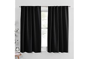 PONY DANCE Short Blackout Curtains, 42x45