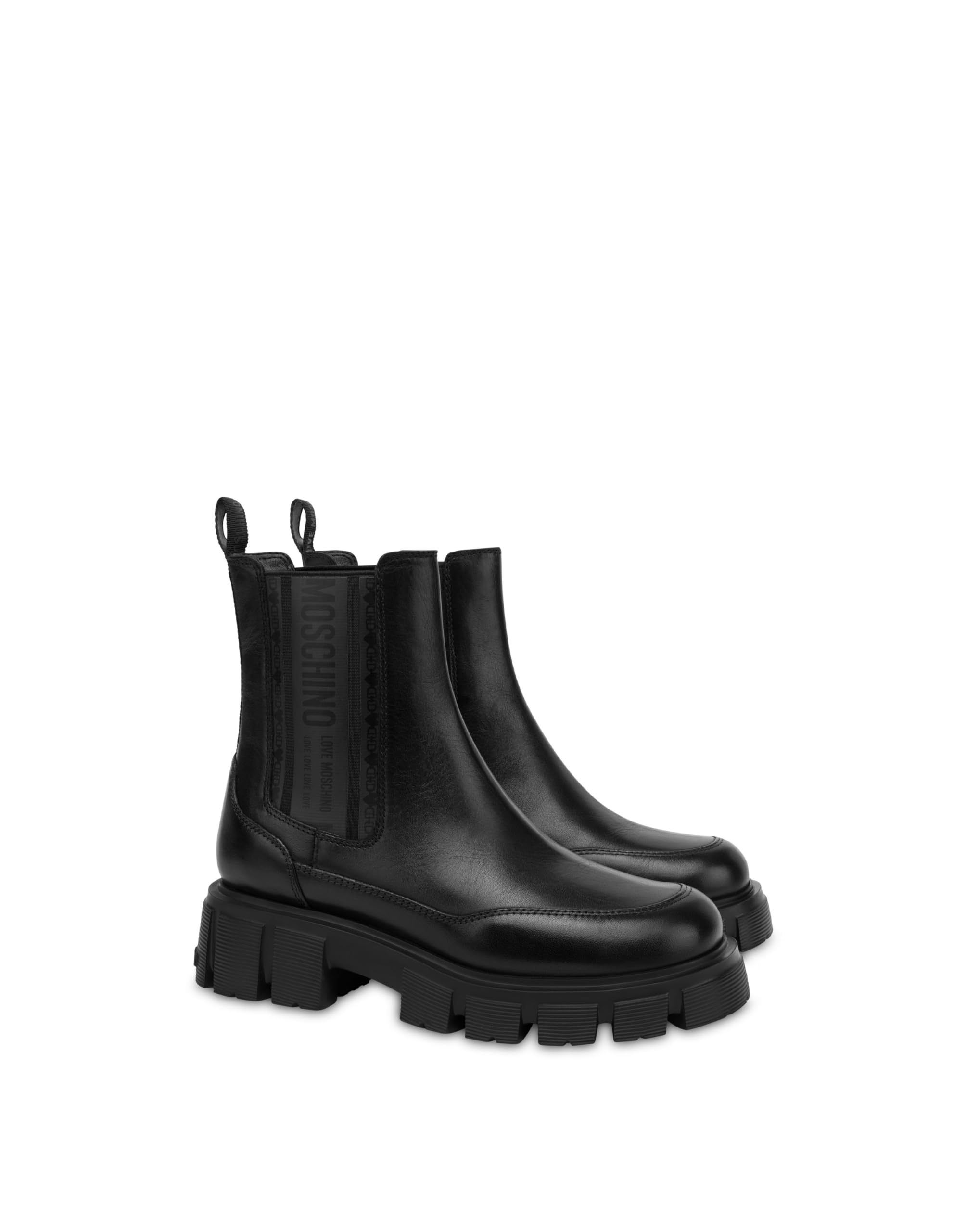 Love Moschino JA24075G1NIA0000, Women's Ankle Boot, Black, 39 EU, Black, 7 UK