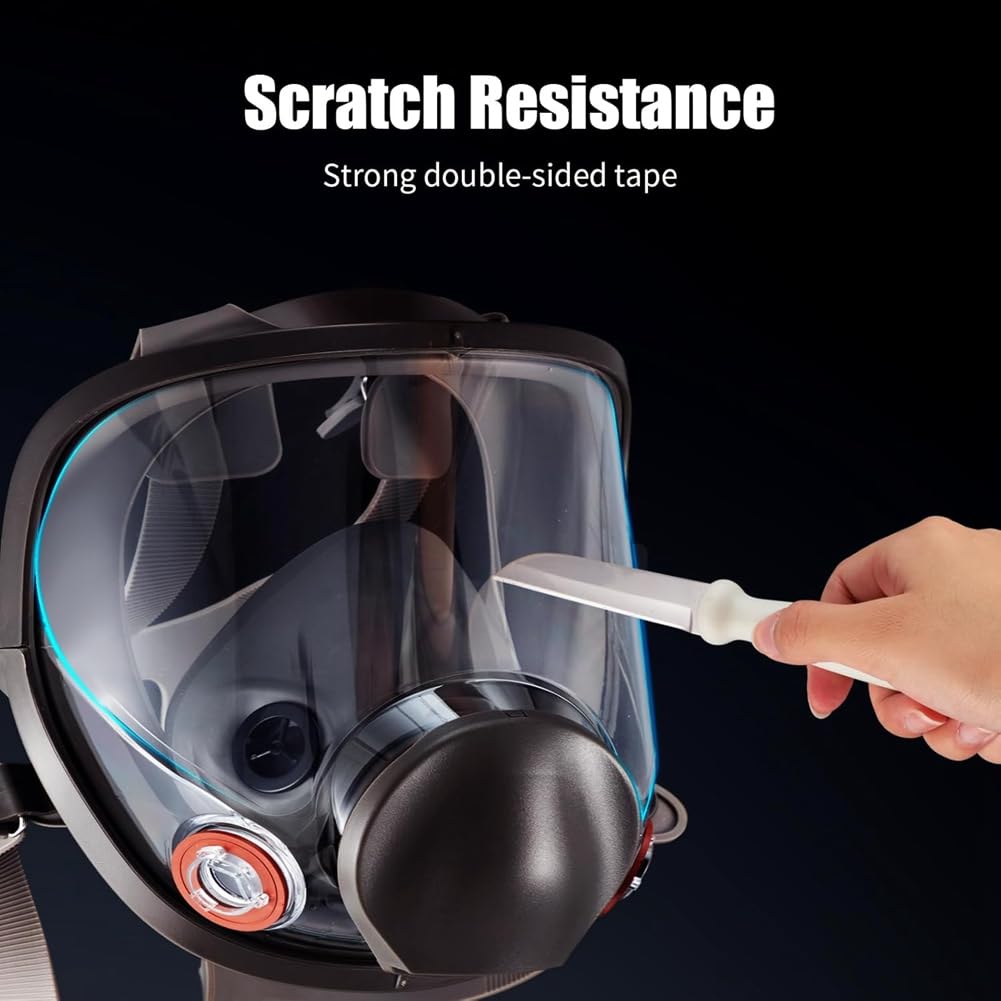 50 piezas de cubierta de lente despegable, cubierta protectora de máscara respiratoria compatible con las series 6885, 6000, 6700, 6800