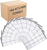 Vista 8 de Arkwright - Paños de cocina (caja a granel de 144) paños de cocina suaves, 100% de rizo de algodón, altamente absorbentes y de secado rápido, paños