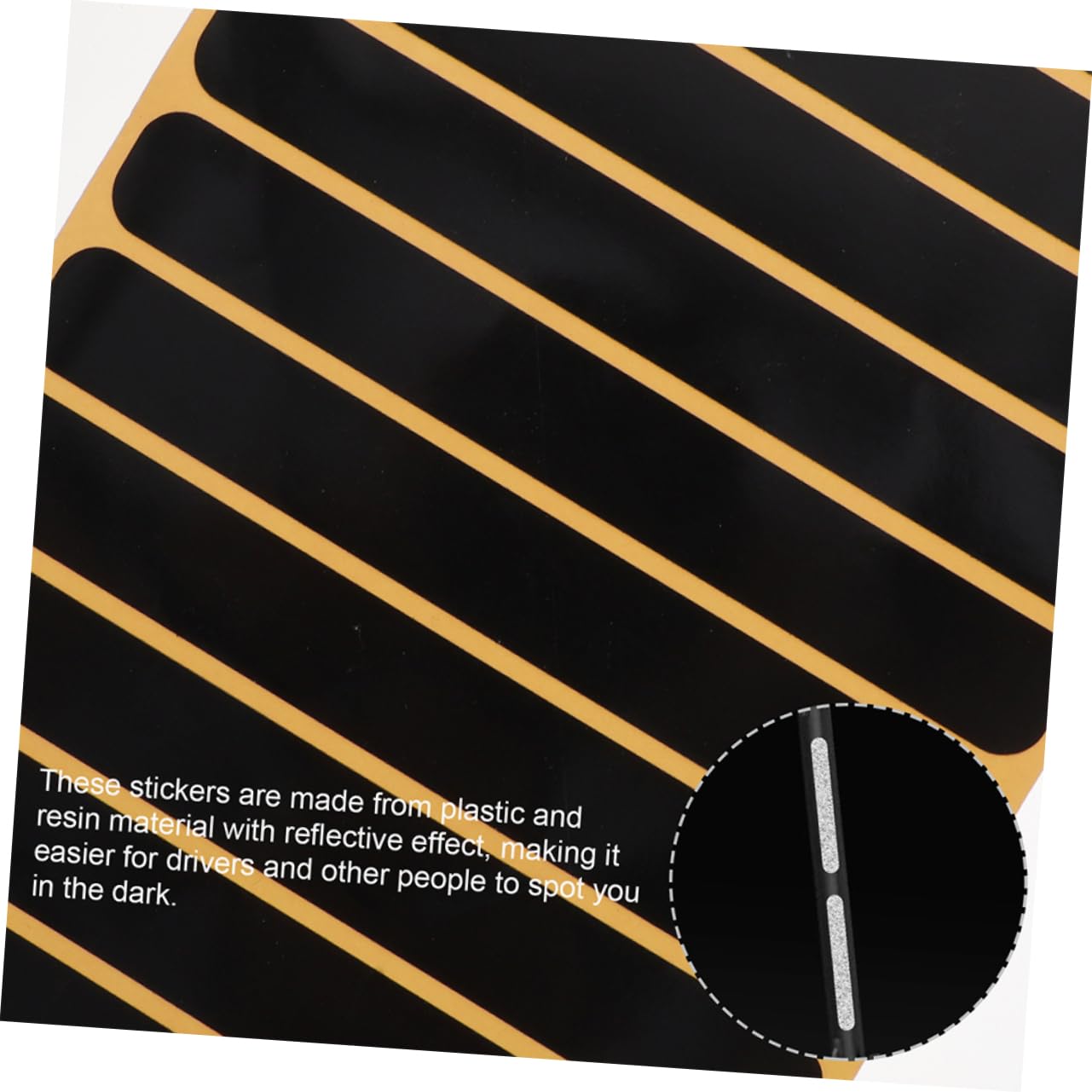 OUNONA 8blätter Reflektierende Aufkleber Hochwertige Wetterfeste Sicherheitswarnung Für Fahrräder Und Mehr Einfache Anwendung Für Erhöhte Sichtbarkeit Und Im Straßenverkehr