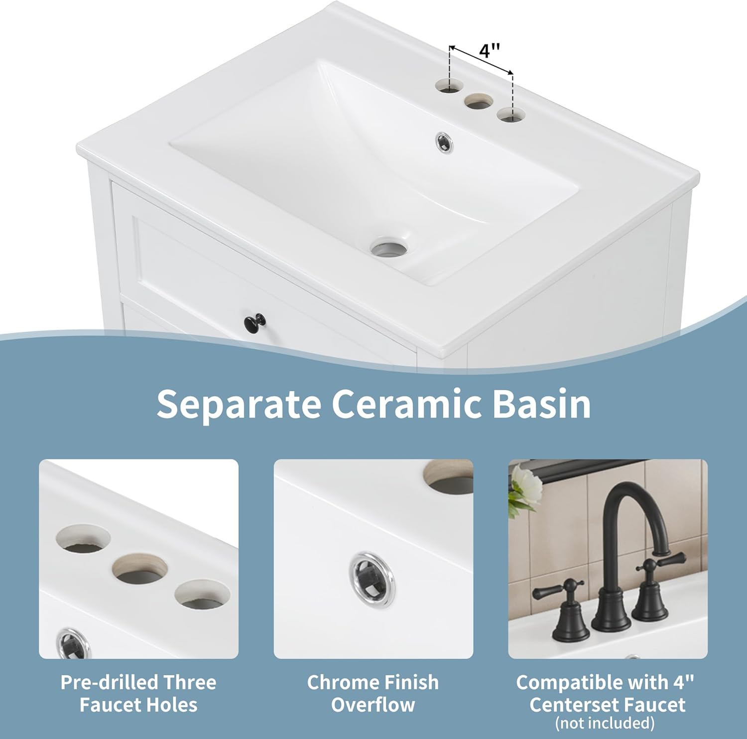 Linique vanity ceramic basin подробности