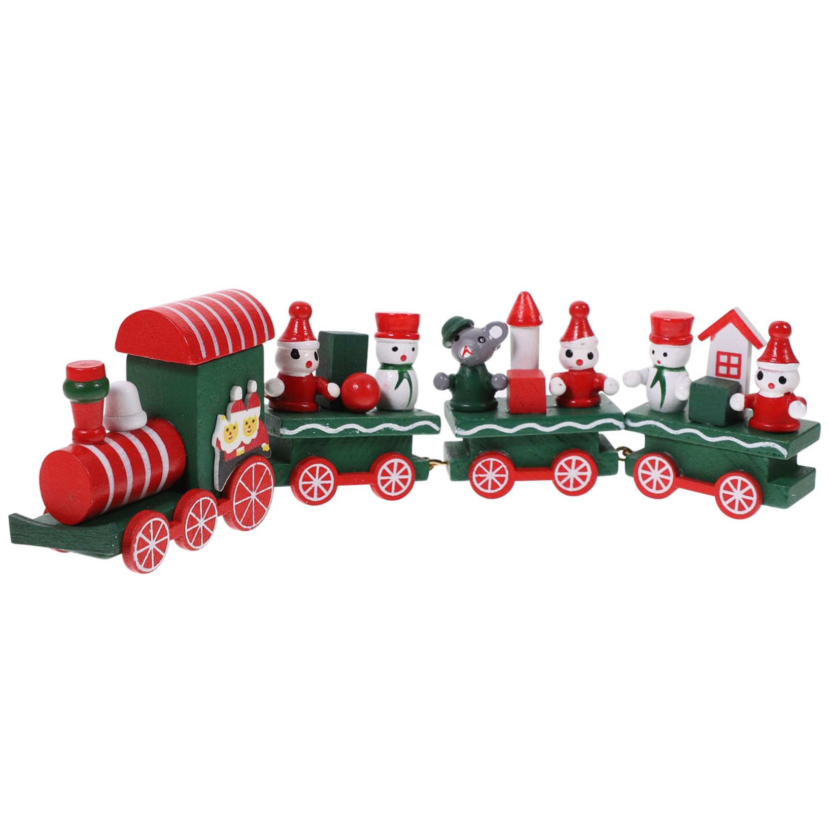 Cabilock Trenes De Navidad Trenes Decoración Adornos Adornos Navideños Creativos Adorno De Tren Adorno Navideño Centros De Mesa Navideños Centro De Mesa De Tren Suministros Navideños Tren