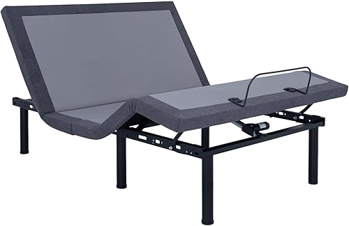 Miniatura 4 de Coaster Home Furnishings Clara California King - Base de cama ajustable, color gris y negro