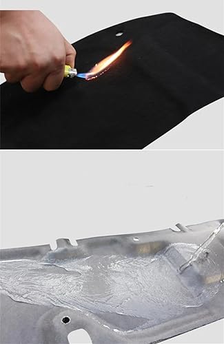 Miniatura 3 de Aislamiento acústico de algodón 2008-2013 para Nissan X-Trail Rouge Aislamiento de calor acústico de algodón capó delantero del motor Firewall Mat