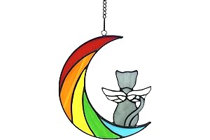 Stained Glass Rainbow Bridge Pet Memorial Gifts for Cats: A Heartfelt Tribute for Cherished Memories