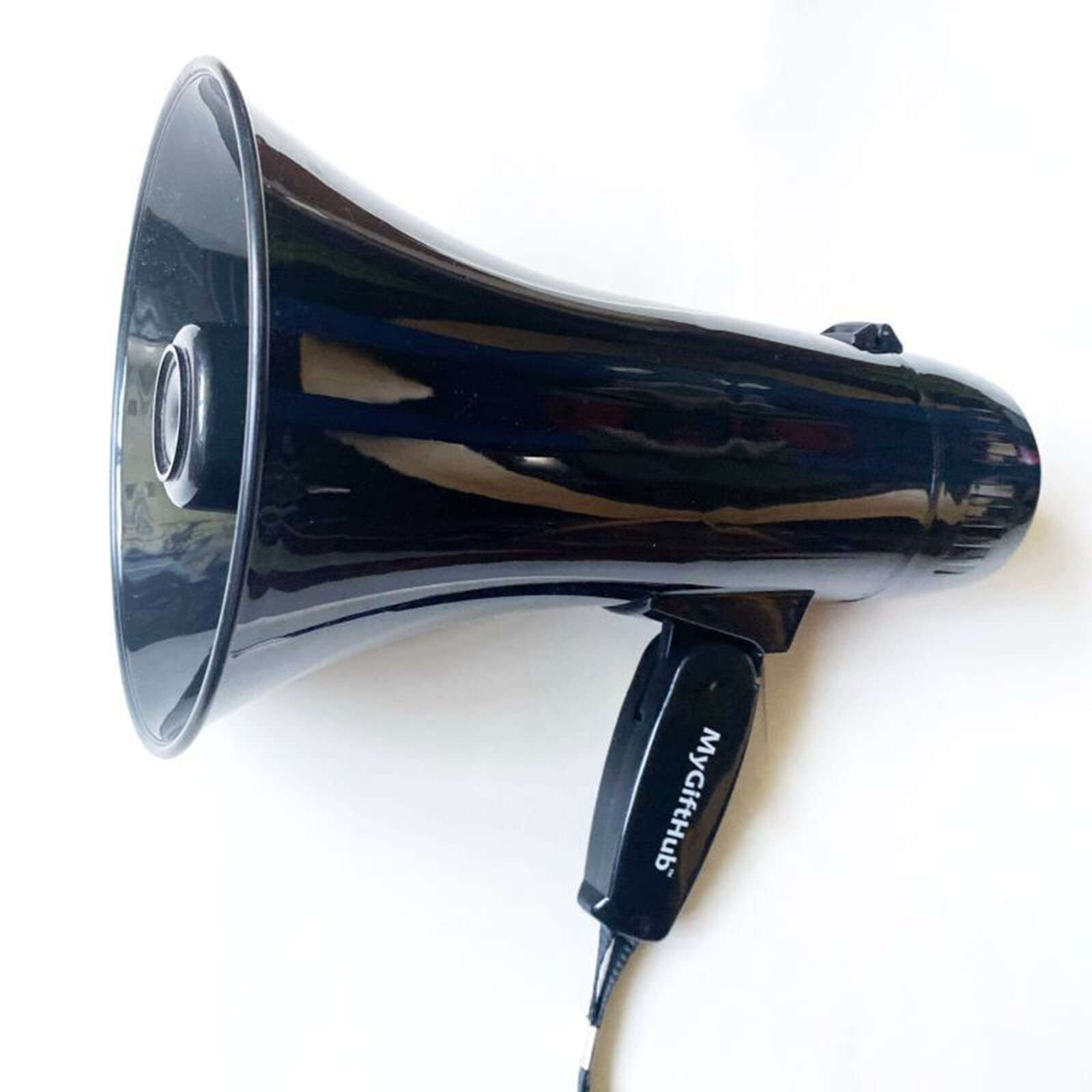 Eurobuy Altavoz megáfono portátil Bullhorn con micrófono desmontable, puerto USB para reuniones deportivas, guía turística, entrenador y árbitro, megáfonos ideales para deportes al aire libre
