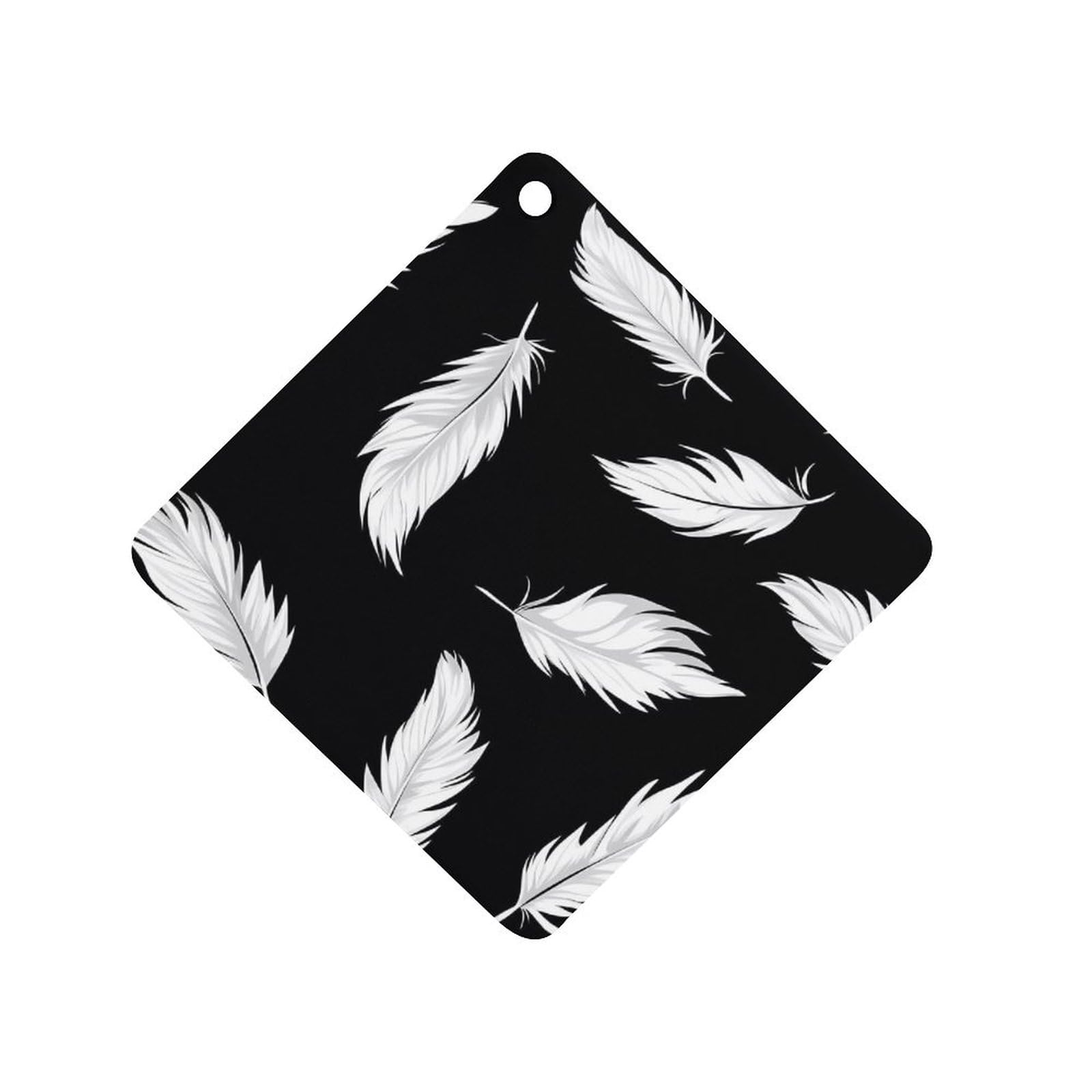 Feather Car Air Freshener Hanging Aromatherapy Tablets for Car Accessories Rhombus