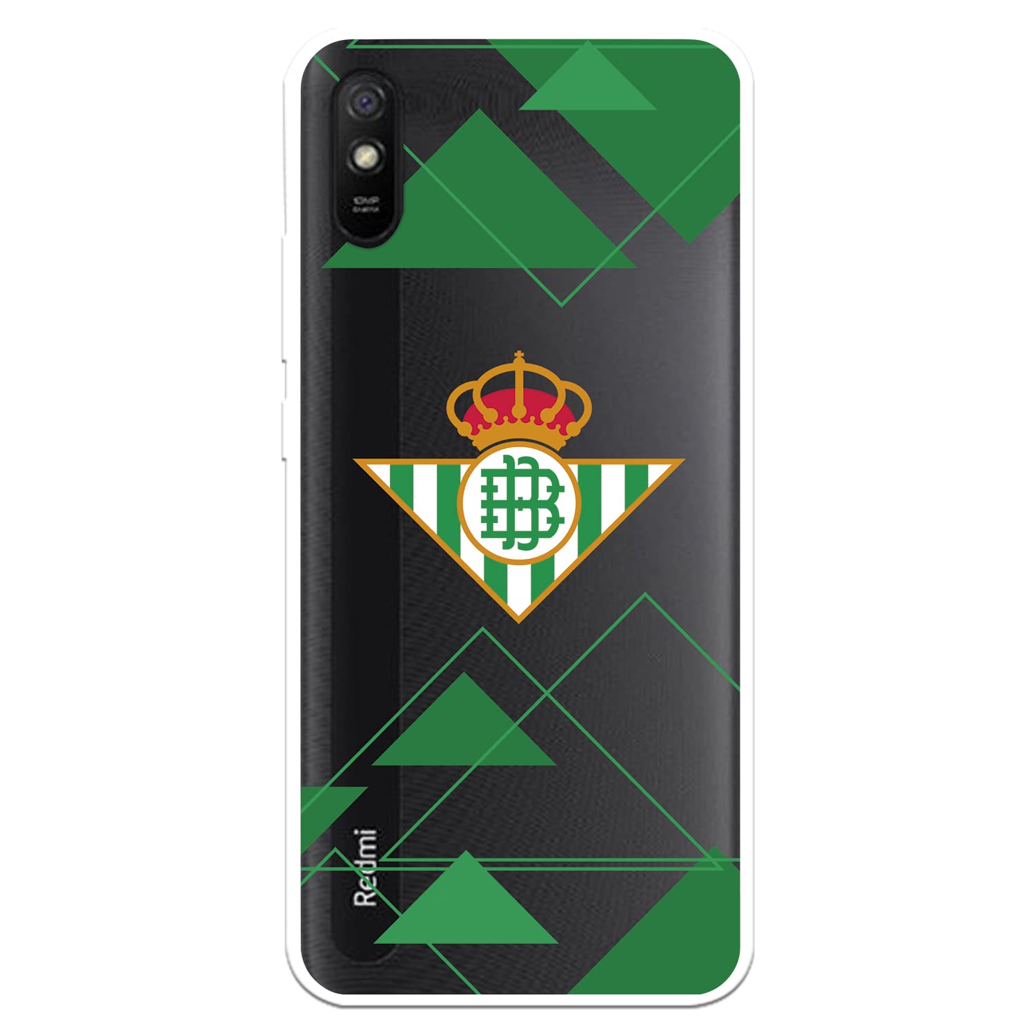 Funda Para Xiaomi Redmi Note 12 4g Del Real Betis Balompié Escudo Fondo Transparente Licencia Oficial Real Betis Balompie