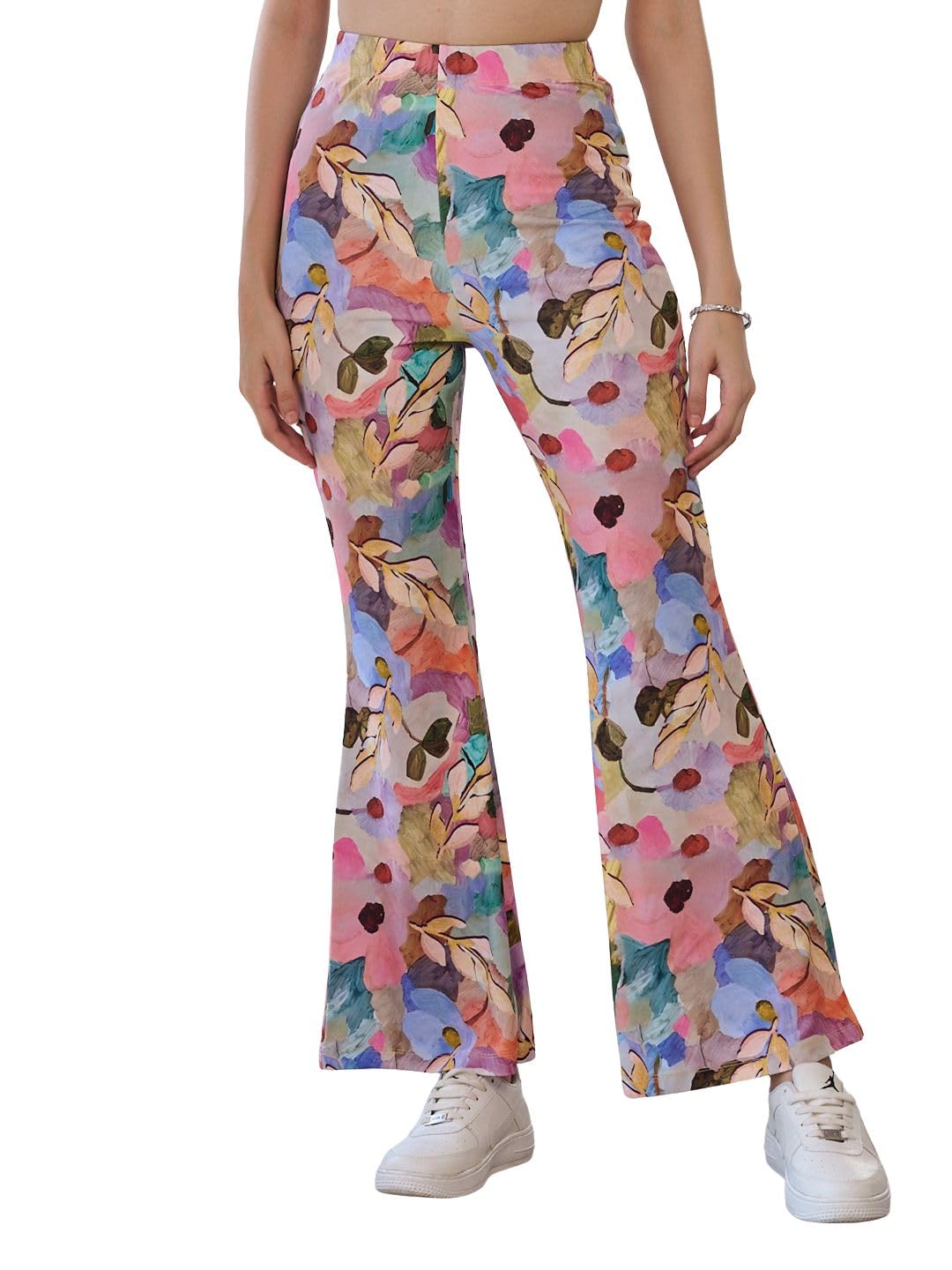 tandul Women s Multicolor Trouser Cotton Blend (11034)-picture-35