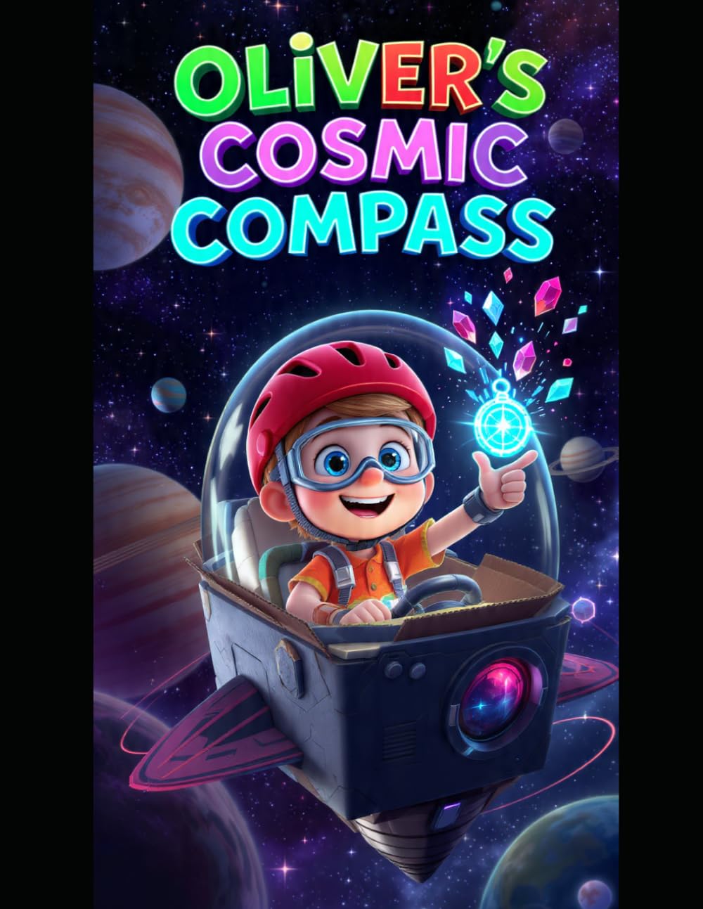 Oliver’s Cosmic Compass: An Educational Outer Space Adventure Story Book for Kids