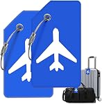Luggage tag for suitcase, 2pcs of flexible silicone identification tags, perfect for quick spotting, essential travel accessories, name tags for backpacks, suitcases, travel bags, luggage, cruises