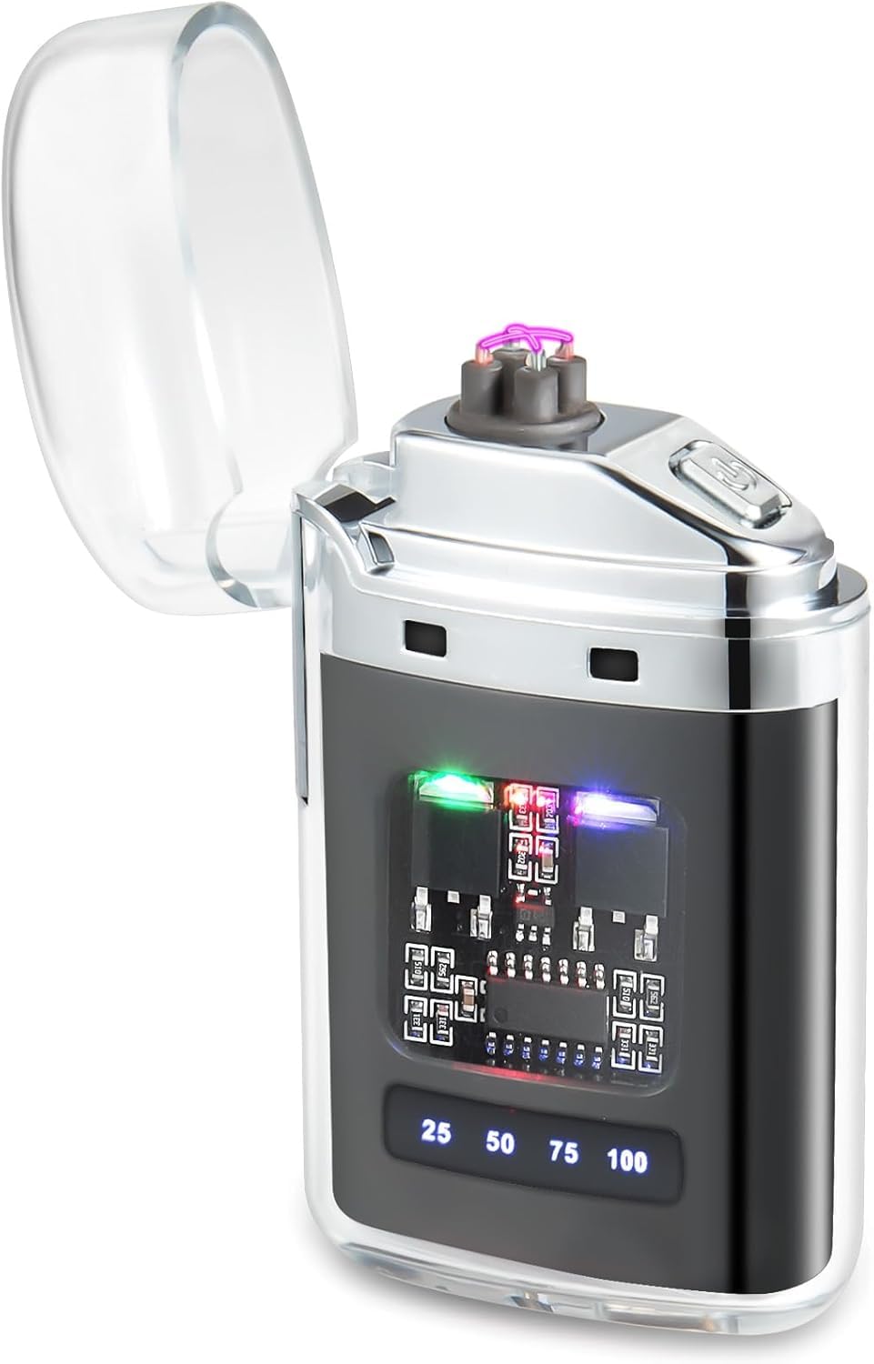 Gadget Deals- Cigarette lighters for Men | Lighter Cigarette | Electric Lighter Rechargeable - Type c Rechargeable- Windproof FlamelessLighter-image-9
