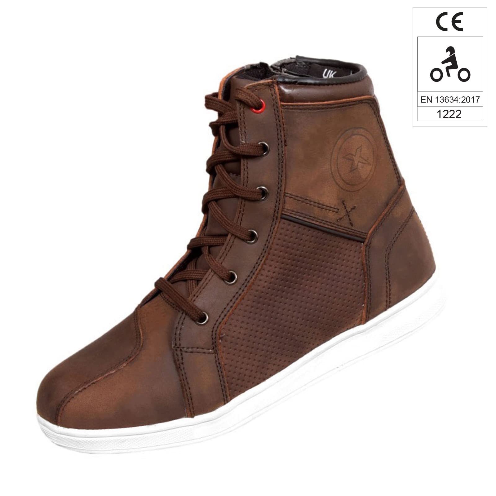 Stivali da moto moto Rider scarpe in pelle CE Armour Boot Moto Uomini Scarpe impermeabili Sneaker Moda Per Gli Uomini Ragazzi